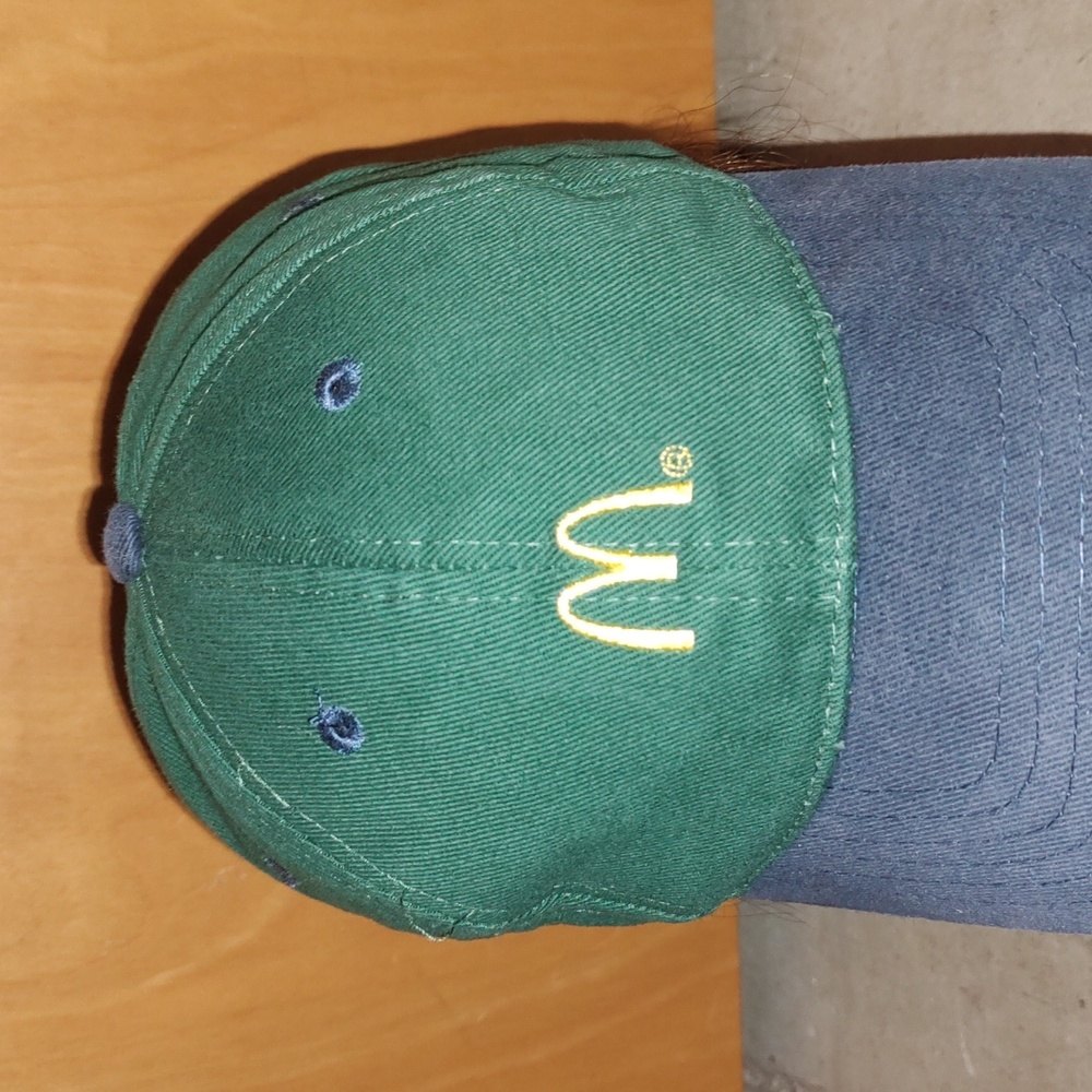 Vintage McDonalds Employee Snapback Hat Cap - Picture 2 of 10